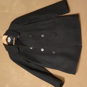 Uniqlo Ines de la Fressange dark navy pea coat M